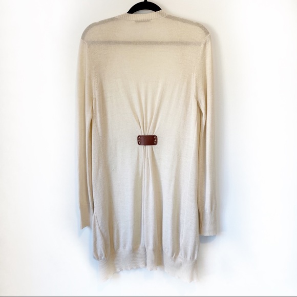 Society for Rational Dress Beige Alpaca Cardigan M - Picture 6 of 8